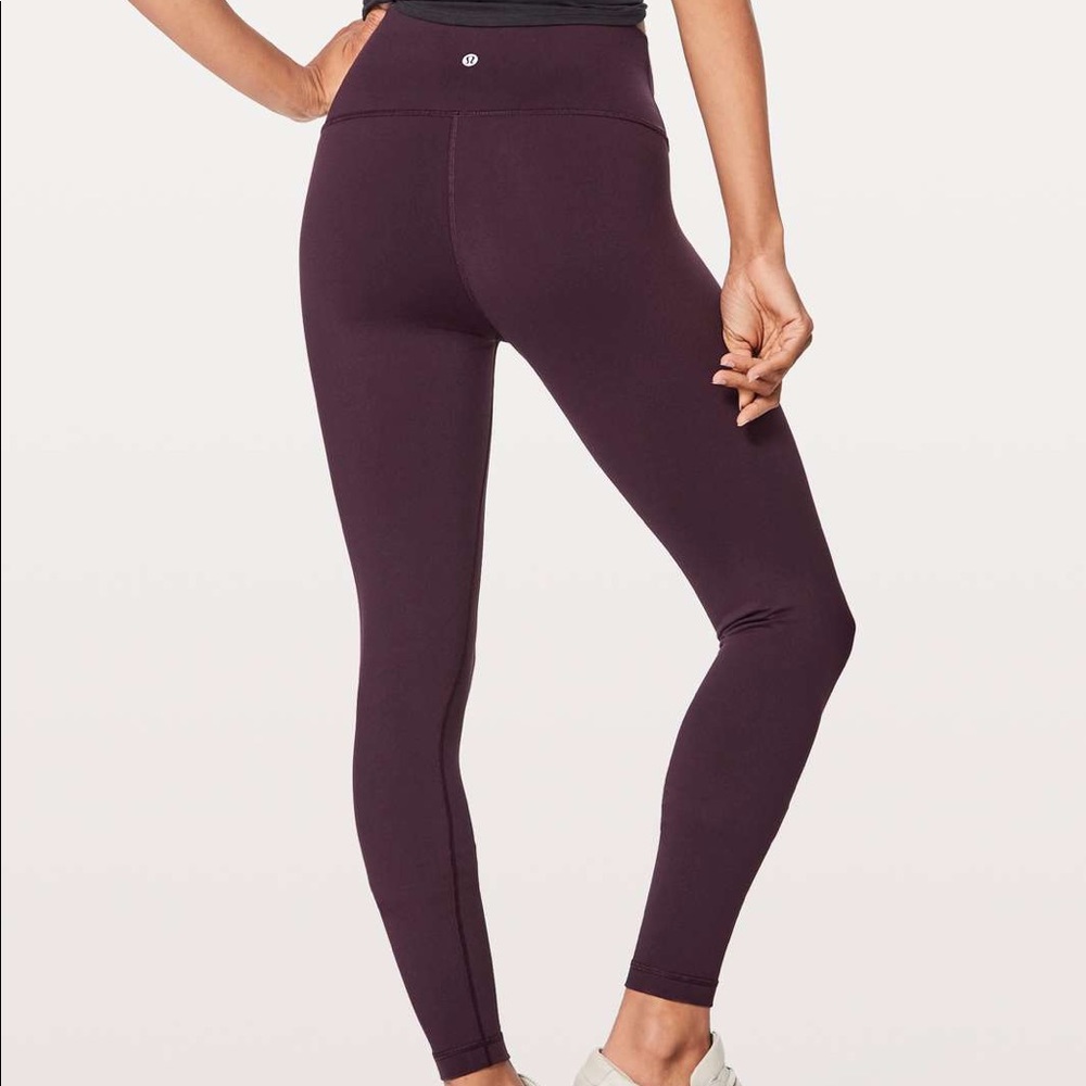 Lululemon Wunder Under High-rise— Black Cherry